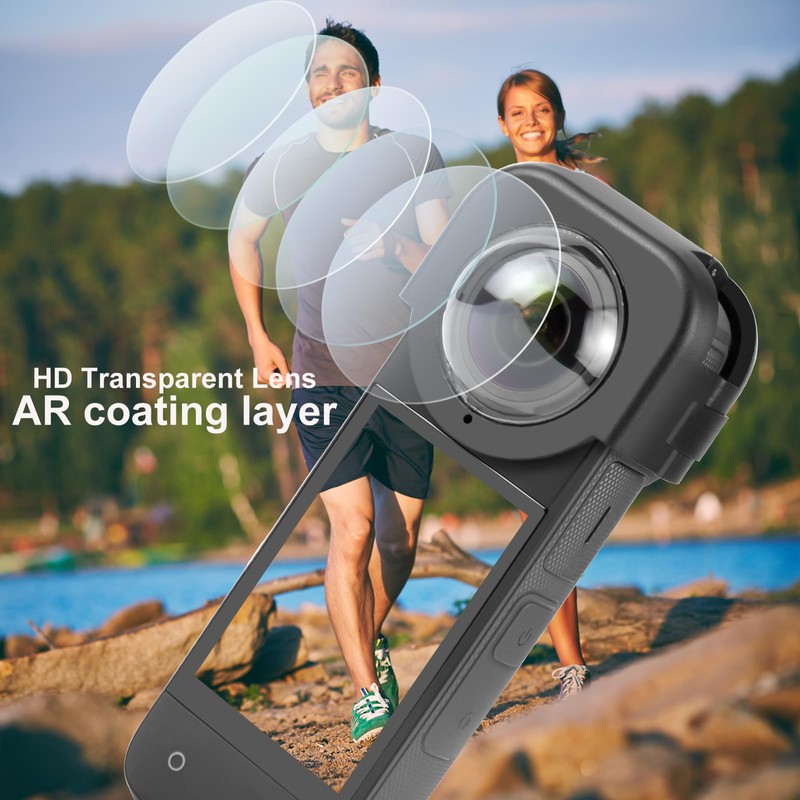 PULUZ Protective Lens Cover for Insta360 X4,Optical Glass Camera Lens