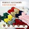 Loqpol 3 PCS Large Velvet Hair Bows, Oversized Long Tail