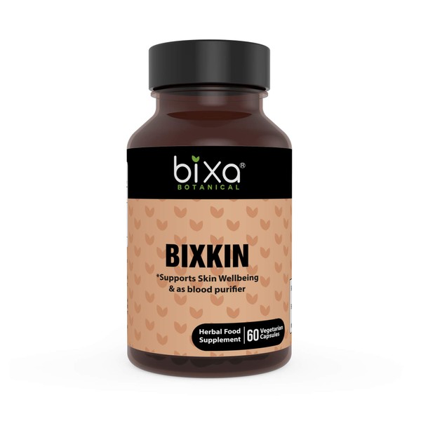 Bixkin Capsules Neem Extract, Supports Skin Wellbeing & as Blood Purifier - 60 Veg Capsules (450mg)