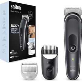 Braun Body Caregiver Series 5 5350, Body Caregiver for Men, Chest, Armpits, Pubic Area, Manscaping and More, Incl. Combs for Lengths from 3mm to 11mm