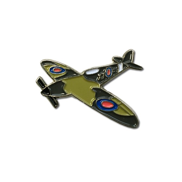 GBJUK WWII Spitfire Bomber Jet Aircraft Fighter Plane Enamel Pin