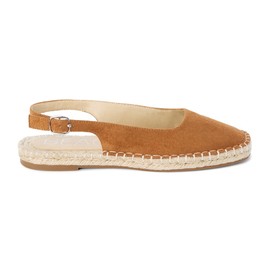 BEACH by Matisse Womens Juliet Espadrille Slingback Flats Casual - Brown - Size 5 M