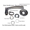 Universal Hardware Door Handle Springs Repair Replecement Kit Pack of