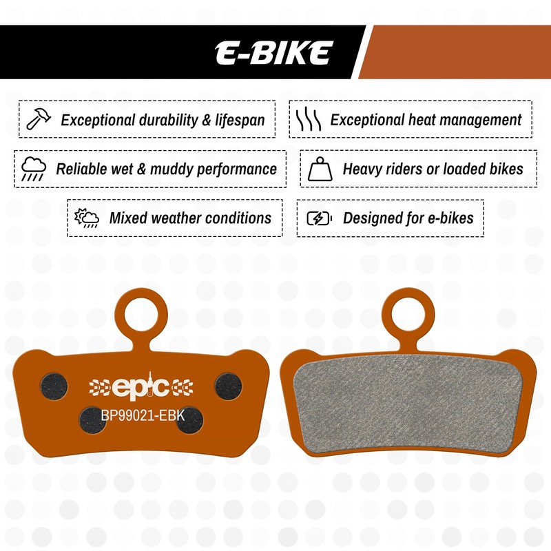 epic Disc Brake Pads for SRAM G2, Guide, Guide Ultimate