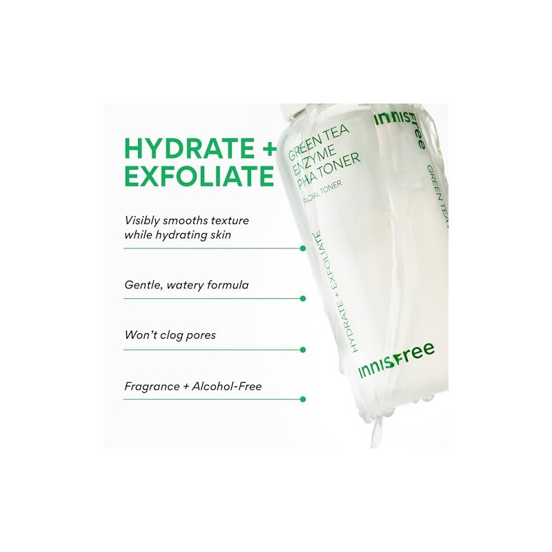 innisfree Hydration Heroes Green Tea Skincare Routine Set: Hydrate &