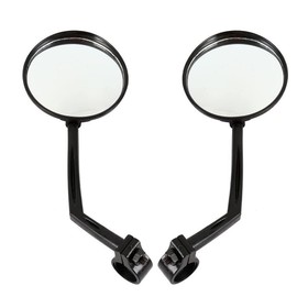 2Pack Wide Angle Bike Mirrors Handlebar Bicycle Mirrors 360°Adjustable Rotatable Bike Mirrors Bicycle Handlebar Rearview Mirrors Convex Rear View Mirrors for Mountain Bike Road Bike