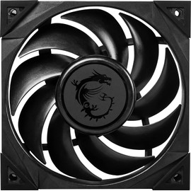 MSI MEG SILENT GALE P12 Premium Silent Gaming Fan: 120mm, LCP Fan Blade, HDB Bearing, Anti-Vibration Gasket, Undisturbed Flow, Balanced Movement