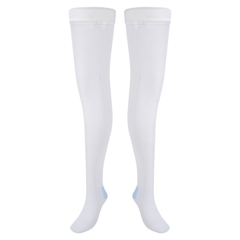 Thigh Length Compression Stockings Prevent Varicose Veins Leg Fatigue Swelling