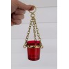 Votive Cup w/ Hanging Brass Holder - Sanctuary Icon Lamp