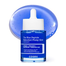 COSRX The Blue Copper Peptide Bakuchiol Serum, Glow & Plumping, 1.69 Fl Oz
