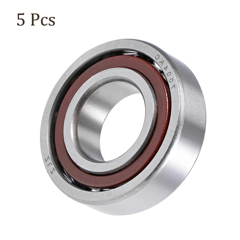 Kozelo 5pcs 7004AC Angular Contact Ball Bearing - [20mm Bore