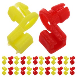 NIYANGLE 20 Set Clips für Stange Verschluss Autotür Befestigungsclip für Griff Heckklappe aus Kunststoff für Stange Türschloss Auto 4 mm