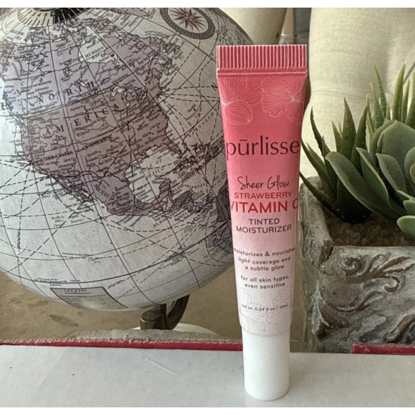 Purlisse Sheer Glow Strawberry Vitamin C Tinted Moisturizer ~ .34