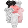 Simple Joys by Carter's, Baby Girls' Bodysuit (Pack of 6)