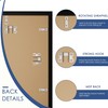 PEALSN 11x17 Picture Frame, Display Pictures 8 x 12 with