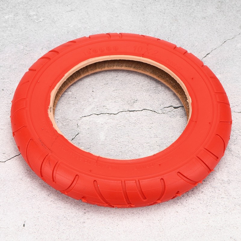 10x2 Red Inflatable Outer Tyre Rubber Tire Replace for Xiaomi