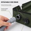31.5-Inch Foldable Portable Shower Pan with Detachable Drain Pipe