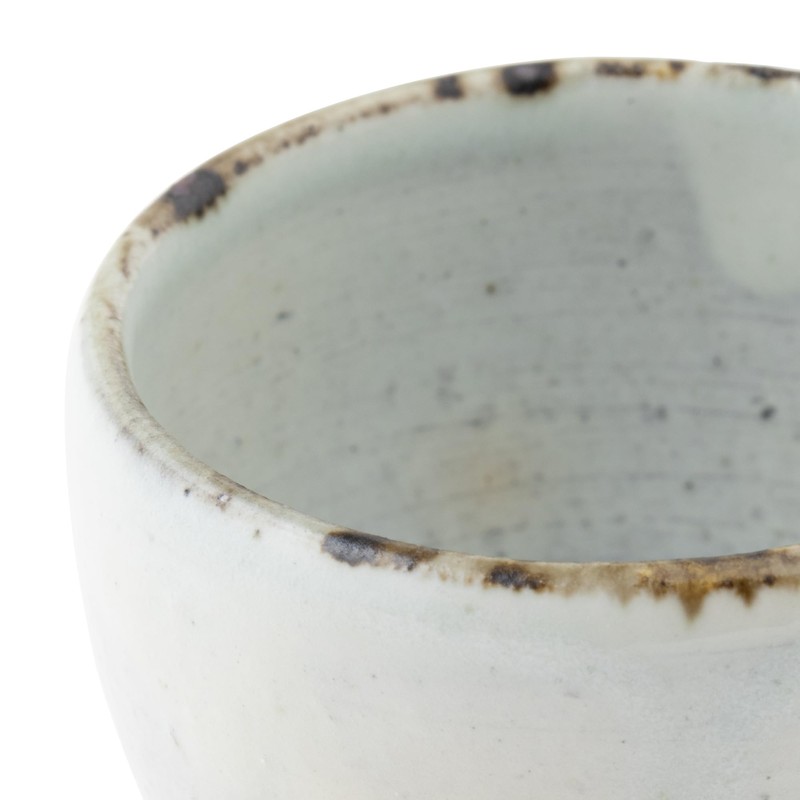 Marui Pottery MR-3-4313 Shigaraki Ware Hechimon Guinomi, Ochoko, Diameter Approx.