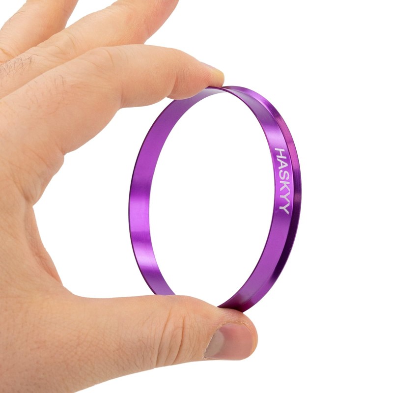 Alurad Shop Z-741726ALU Aluminium Centering ring 4 Silver