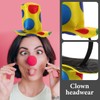 TOYANDONA Clown, cappello da clown, costume di carnevale, divertente performance,