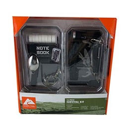 OZARK Survival Kit for Car Camping Hiking Emergency Men Women Small Compact Set5108 (Black)