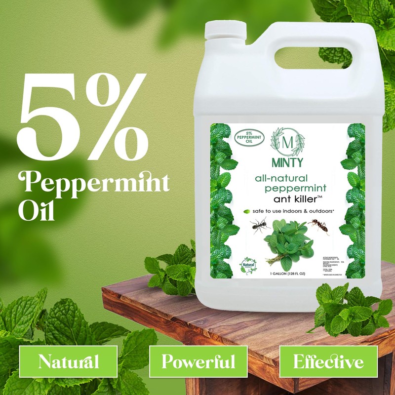 Minty Ant Killer - Natural 5% Peppermint Essential Oil Spray