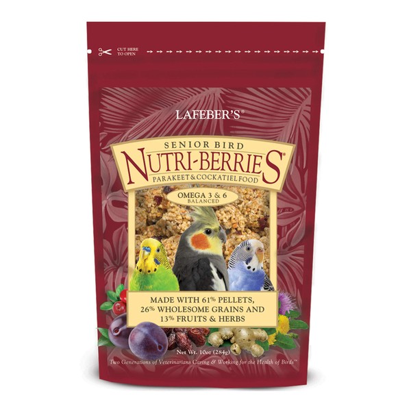 Lafeber’s Senior Bird Nutri-Berries Pet Bird Food, Made with Non-GMO