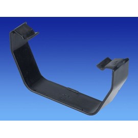 Wavin OSMA Pack of 2 4T816 Black Replacement Gutter flexiclips for 100mm Square guttering