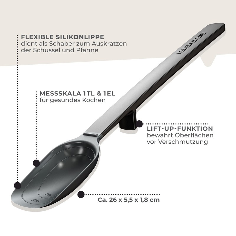 Fackelmann Statement Flexi Spoon with Lift-Up Function - Cooking Spoon