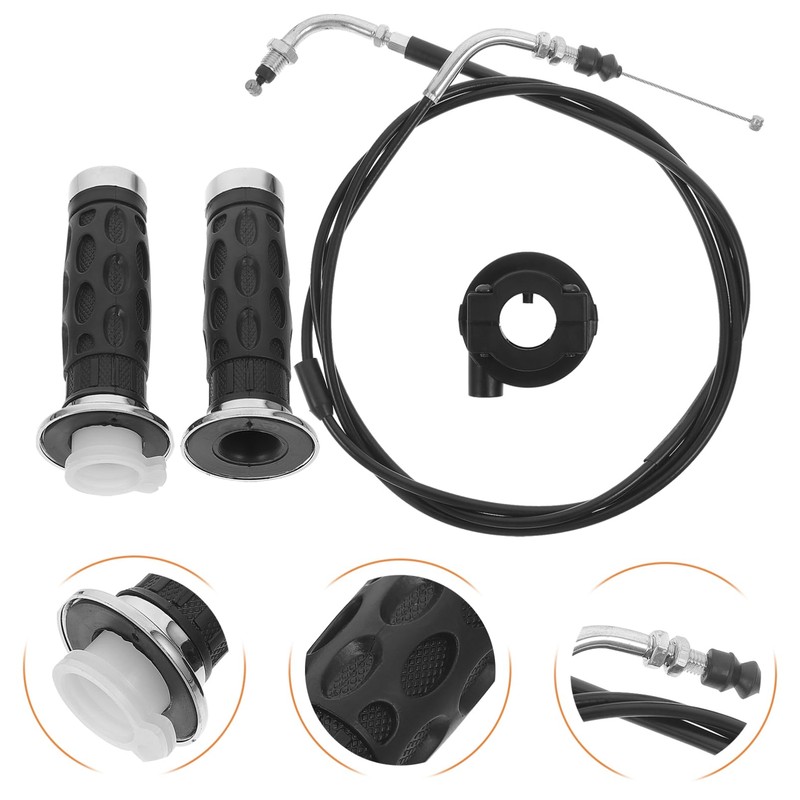 Alipis 1 Set Throttle Cable Grips for ATV Motorcycle Mini