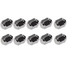 Set of 10 Stainless Steel Capped Lug Nuts