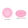 sourcing map 10pcs 40L Sewing Buttons 1"(25mm) Resin Round Flat