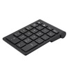 Black 22 Keys Mini Numpad Wireless Bluetooth Numeric Keypad For