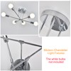 ZYDTRIP Sputnik Chandelier Ceiling Light, Adjustable Ceiling Lights Living Room