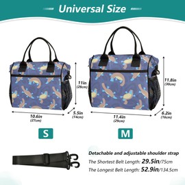 Glaphy Cartoon Platypus Lunch Bag for Men Women Cooler Lunch Bag Large Lunch Box for Work Picnic Travel