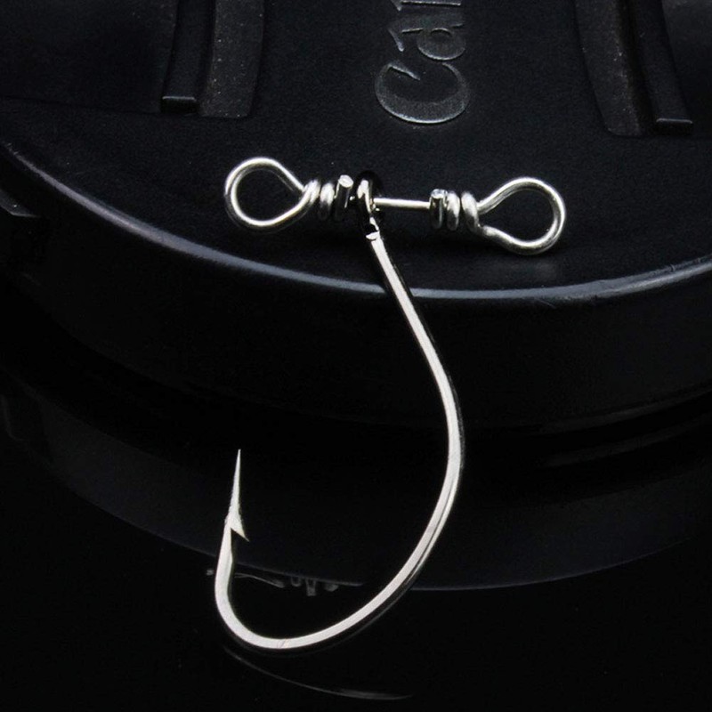Unclesport 50 Pieces SpinShot Drop Shot Hook Swivel Fishing Hooks