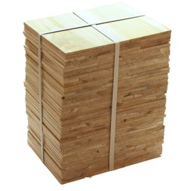 Tiger Claw Wood Breaking Board - Breakable Board in 8 mm Thickness (1/2 Case - 45 Board Pack)