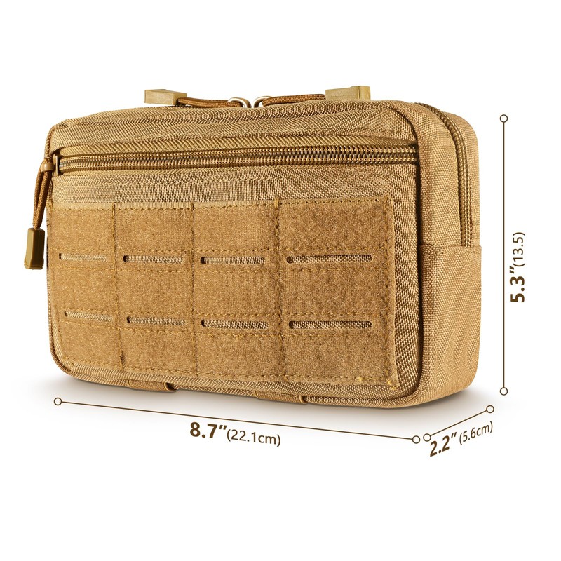 FRTKK Tactical Molle Admin Pouch Utility Laser Cut EDC Tool