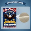250th Anniversary USA Garden Flag with Eagle Design