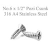 Common Sense Fastener, Double Height, 2 Hole Stud, 5 Piece