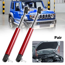X AUTOHAUX Hood Damper Hood Damper Gas Spring Gas Damper Hood Damper for Suzuki Jimny JB64W JB74W 2018-2022 Hydraulic Damper For Vehicle Inspection Hood Lift Rod Hydraulic Rod Engine Cover Replacement