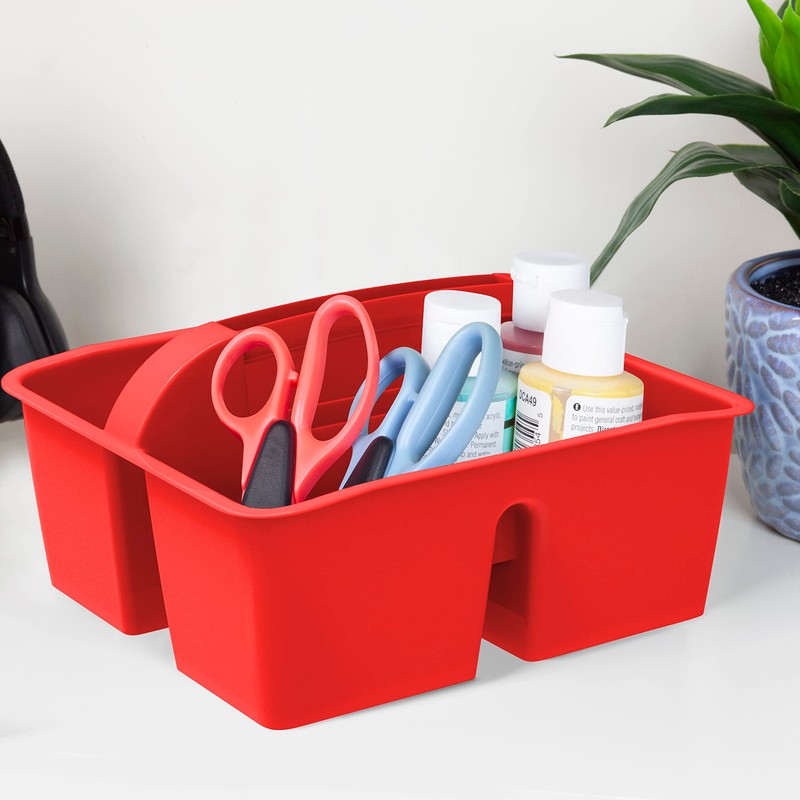 Storex Modern-Series Small Caddy – Multipurpose Classroom Organizer with Handle,