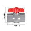 sourcing map 50mm PVC Ball Valve for Water Supply Pipe,