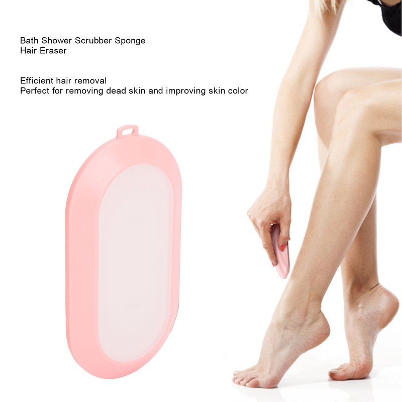 Bath Shower Scrubber Hair Eraser Sponge Deep Cleansing Fine Mesh