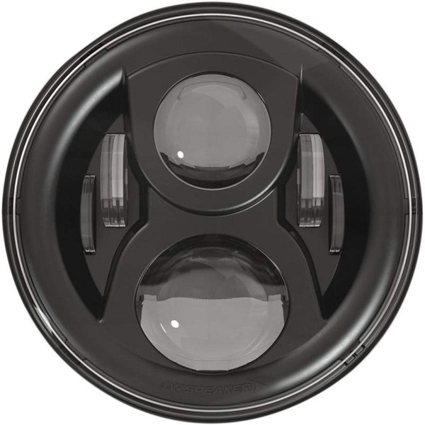 JW Speaker 8700-Evo2-S 12/24V Dual Burn Headlight with Mounting Ring - Black,0554981