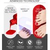 Beaolata Semi Cured Gel Nail Strips - 26 PCS Salon
