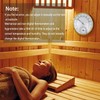 Sauna Thermometer 2 in 1 Sauna Fahrenheit Thermometer Hygrometer Indoor