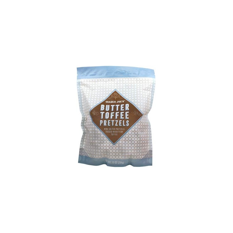 Trader Joe's Butter Toffee Pretzels 10 oz (Pack of 2)