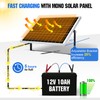 ECO-WORTHY 25 Watts 12V Off Grid Solar Battery Charger Kit: