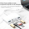 6 en 1 Lector de Tarjetas USB C con 2